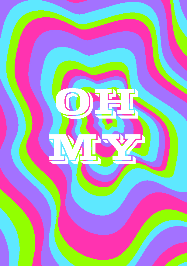 Oh my text print